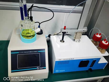 卡爾費休水分測定儀聯用卡氏加熱爐檢測磷酸鐵鋰中的水分